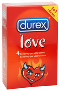 Kondomy Love Durex pro sex